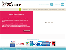 Tablet Screenshot of jouons-ensemble.org